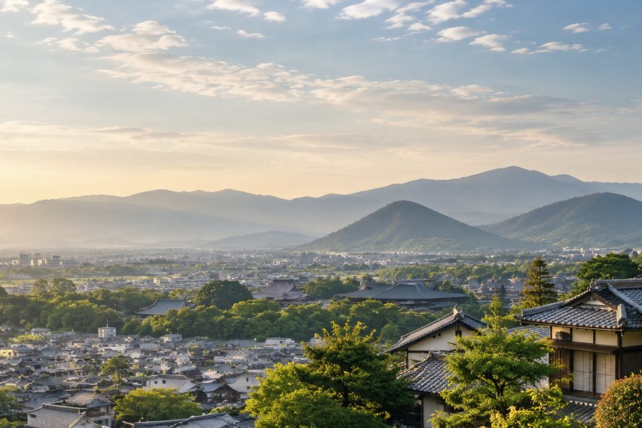 橿原の街並みをイメージした写真